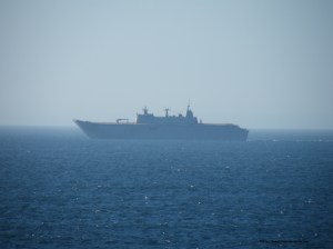 Pruebas de mar del LHD JUAN CARLOS I